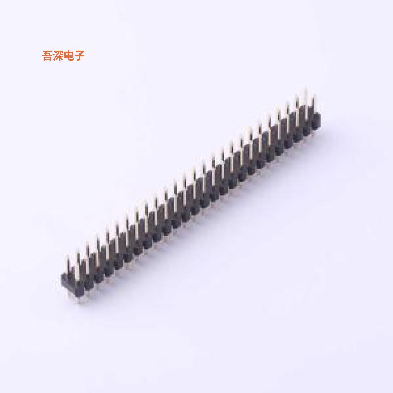 X6521WV-2x26H-C60D30 |高镀金 抗氧化排针插件,P=2.54mm