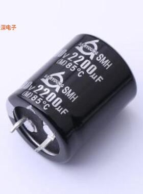 SMH80V2200M25.4*30V|牛角型电解SMH80VN2200M25.4*30V