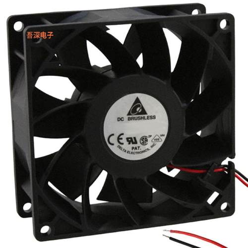 FFB0912HHE |12VDCFAN AXIAL 92X38MM 12VDC WIRE