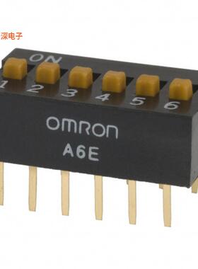 A6E-6104-N |SPSTSWITCH SLIDE DIP SPST 0.025A 24V