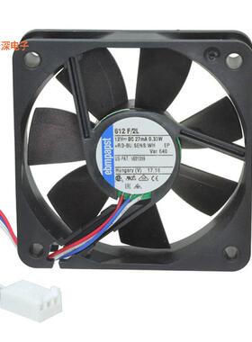 612F/2L-640 |12VDCFAN AXIAL 60X15MM 12VDC RECT