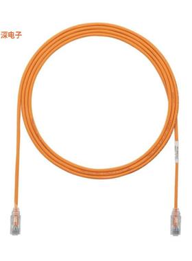 UTP28X8INOR |圆形线缆CAT 6A 28AWG UTP PATCH CORD, CM/