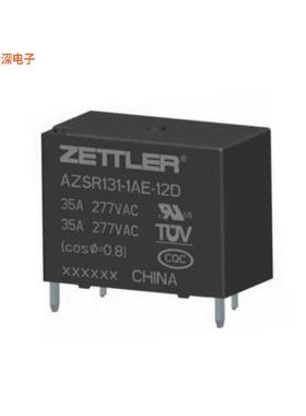 AZSR131-1AE-12D |通孔RELAY EV CHG SOLAR SPST 35A 12V