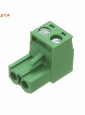 EBHA-02-C |插头，母插口TERM BLOCK PLUG 2POS 5MM
