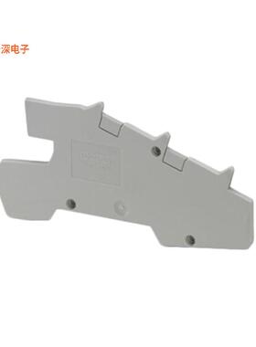 3213975 |端板，导轨型CONN TERM BLK END PLATE RAIL GRY