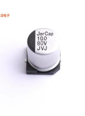 JVJ80V100M10x10|原装SMD,D10xL10.5mm贴片型铝电