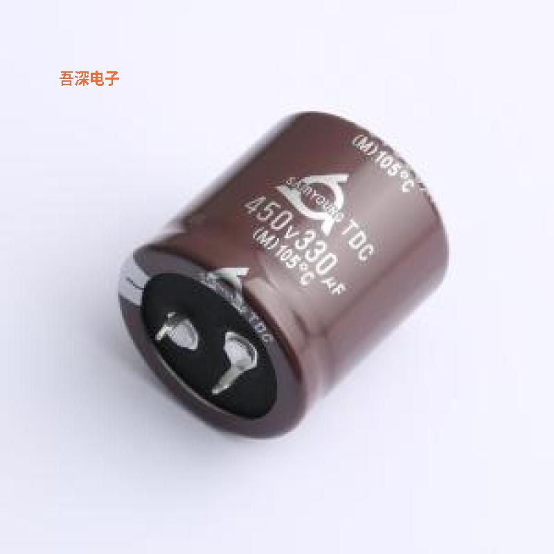 TDC450VS330M30*30 VS |原装插件,D30xL30mm牛角型电解