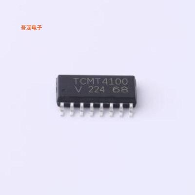 TCMT4100 |原装SOP-16-4.4mmOPTOISO 3.75KV 4CH TRANS 16-SOP