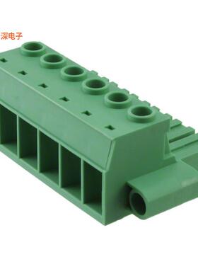 1967498 |插头，母插口TERM BLOCK PLUG 6POS 10.16MM