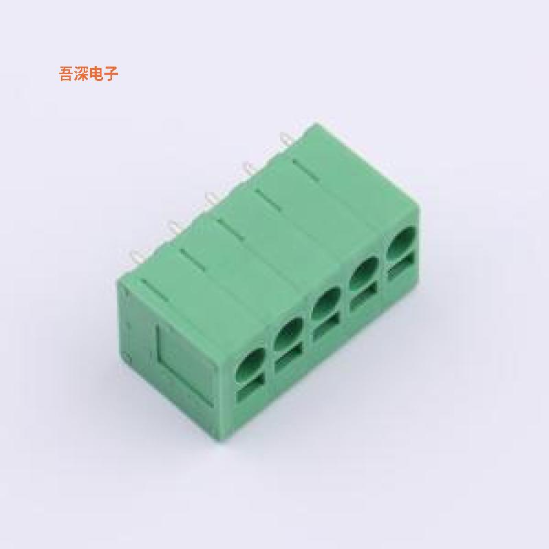 DB241V-5.0-5P-GN |原装插件,P=5mm弹簧式接线