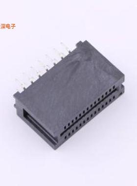 HED28LP03BK |原装插件,P=1.27mm金手指