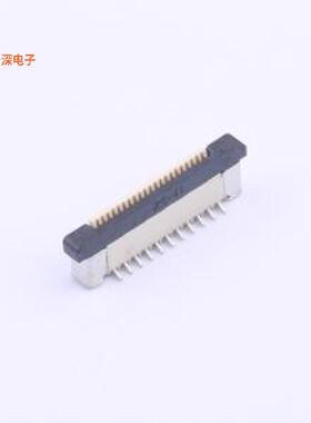 0.5K-A-21PB |立式SMT抽拉FFC/FPCSMD,P=0.5mm(交错脚)
