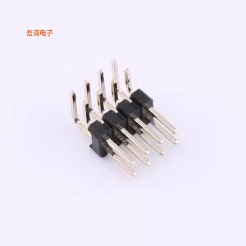 PZ254R-12-8P |原装弯插,P=2.54mm排针