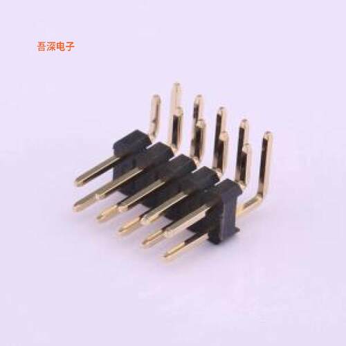 X6521WR-2x05H-C60D30 |原装弯插,P=2.54mm排针