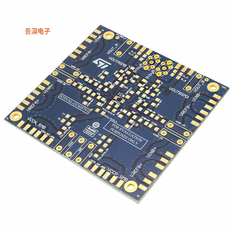 STEVAL-CCA057V3 |2 - 双BOARD DEMO BARE PCB OPAMP 10MSOP