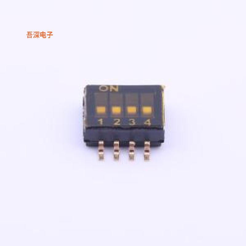 DSHP04TS-S |原装SMD-8P,5.4x6.7mm拨码