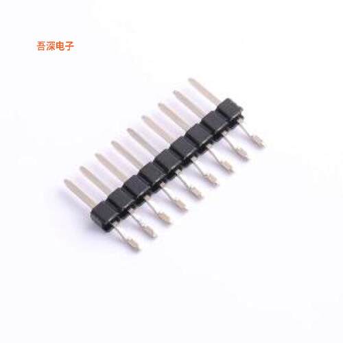 HX PZ2.54-1x9P WT |原装SMD,P=2.54mm,卧贴排针