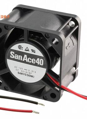 109P0412H3023|12VDCFAN AXIAL 40X28MM 12VDC WIR