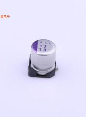 10SVP33M |原装SMD,D5xL5.9mmCAP ALUM POLY 33UF 20% 10V SMD