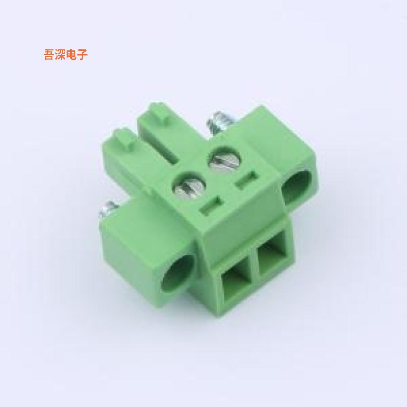HC15EDGKM-3.81-2P-V |原装插件,P=3.81mm插拔式接线