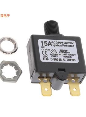 1658-G21-02-P10-15A |原装全新CIR BRKR THRM 15A 240VAC 28VDC