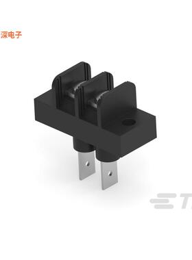 JC6-Q308-02 |隔板接线座CONN BARRIER STRIP 2CIRC 0.375
