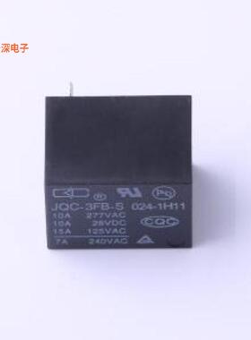 JQC-3FB-S/024-1H11 |原装插件,15.3x19mm功率继电器
