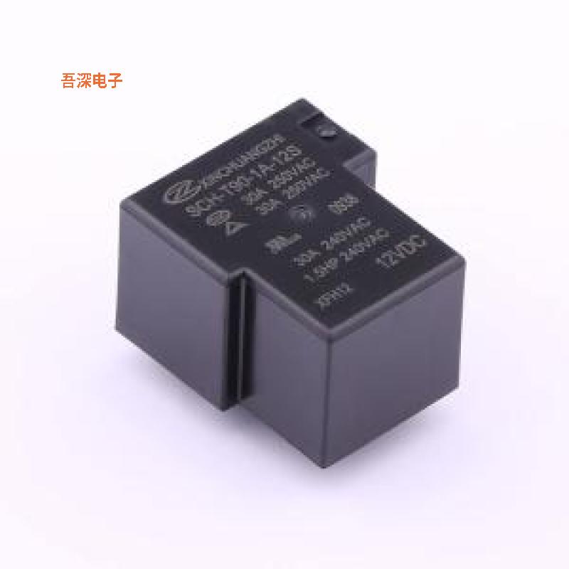 SCH-T90-1A-12S |原装插件,27x31.8mm功率继电器