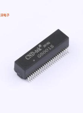G5001S |原装SMD-50P,27.8x7.3mm网口变压器