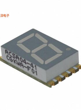 ACSA04-41CGKWA-F01|原装全新DISPLAY 7SEG 0.4
