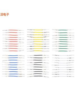 3962 |接触端JMPR WIRE 60PC 6CLR ASSTD M-M 1