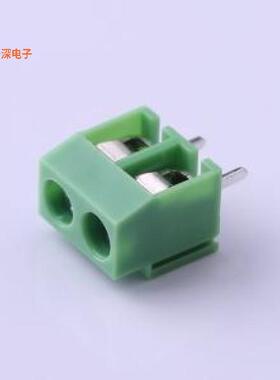 KF126-5.0-2P |可拼接 铜 环保螺钉式接线插件,P=5mm