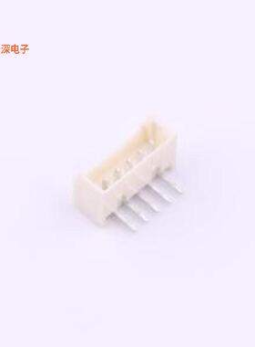 JS12T-S05MXW-00 |耐高温料线对板针座插件,P=1.25mm