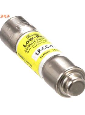 LP-CC-15 |需要支座FUSE CARTRIDGE 15A 600VAC/150VDC