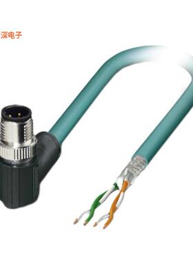 1406126|插座，直角CBL 4POS RCPT RA TO WIRE 6.56