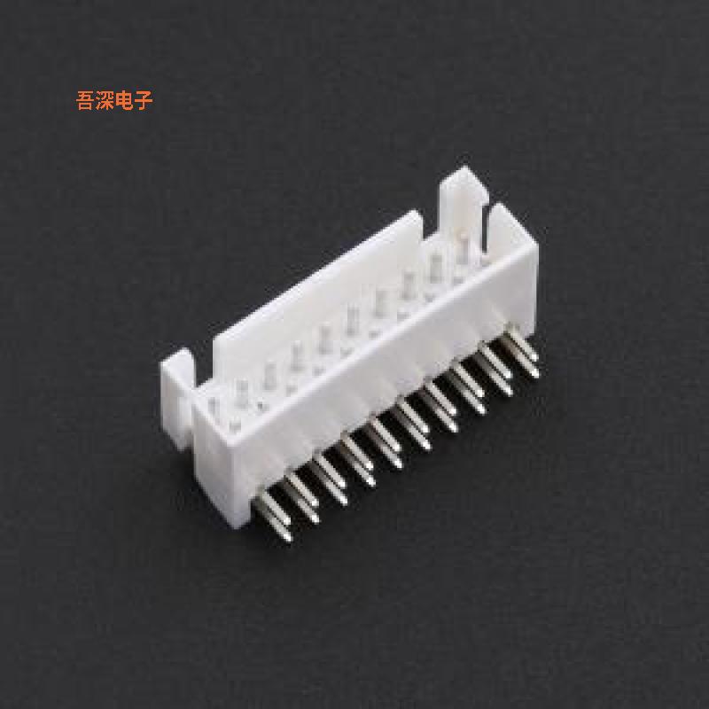 XD-XHD-2*10AW |配套 XD-XHD-2*10Y线对板针座插件,P=2.54mm