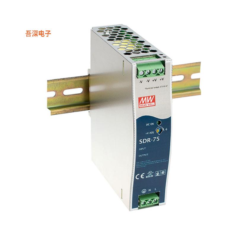 SDR-75-12 |AC 和 DCAC/DC DIN RAIL SUPPLY 12V 76W