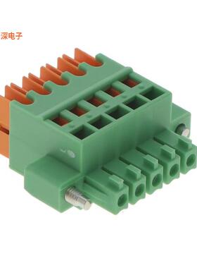 1897571 |插头，母插口TERM BLOCK PLUG 5POS 3.81MM