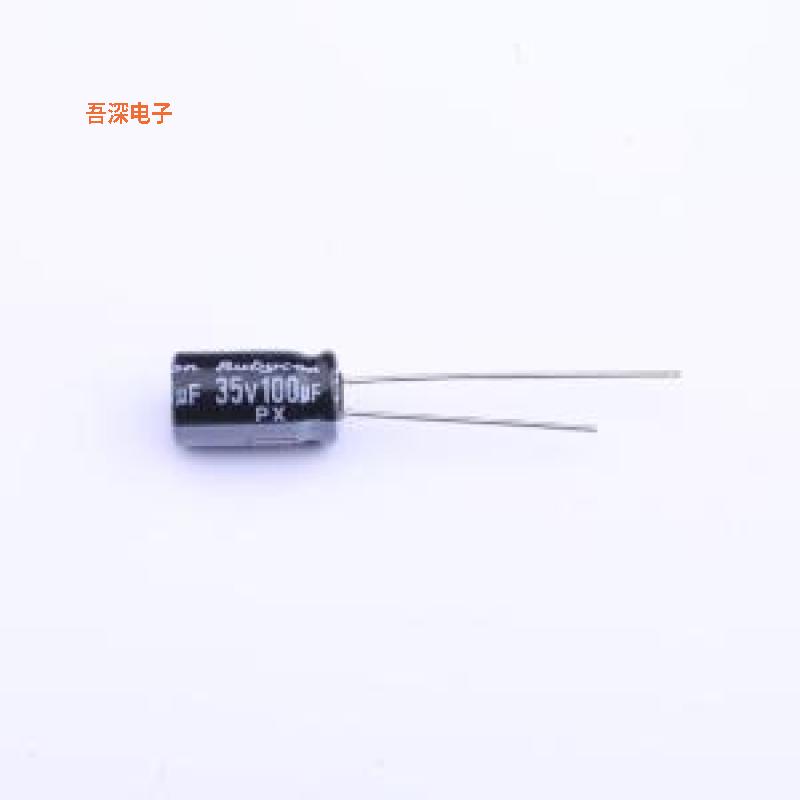 35PX100MEFC6.3X11 |原装插件,D6.3xL11mm直插铝电解