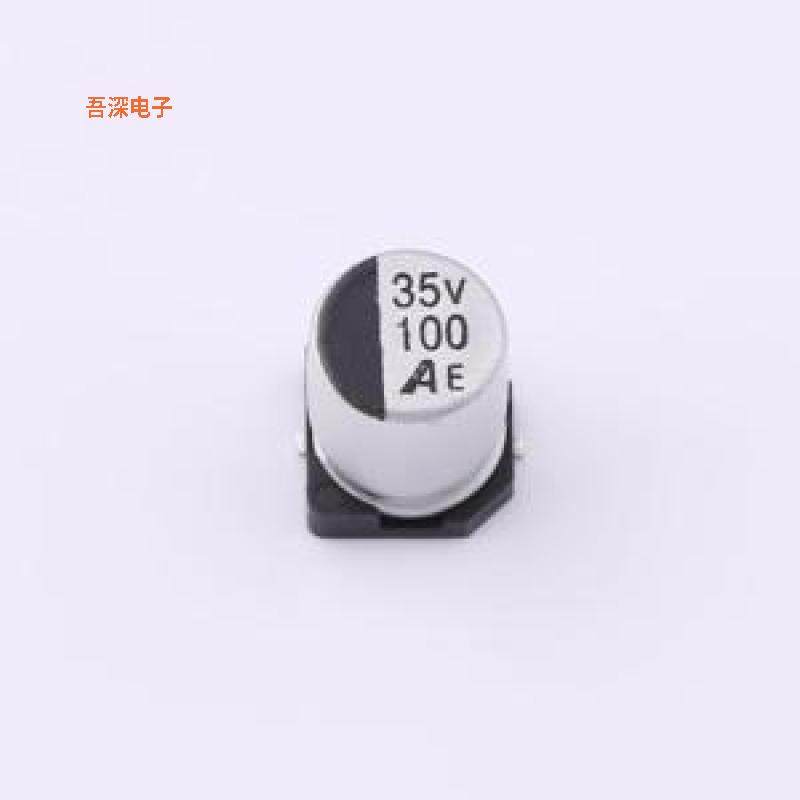 GVE1V107M0608CN |贴片型铝电解2000Hrs,-55~+105℃,0.6Ω