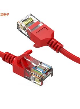 CM-100253RDBSTK |原装全新2Ft Cat6A UTP Slim Ethernet Netw