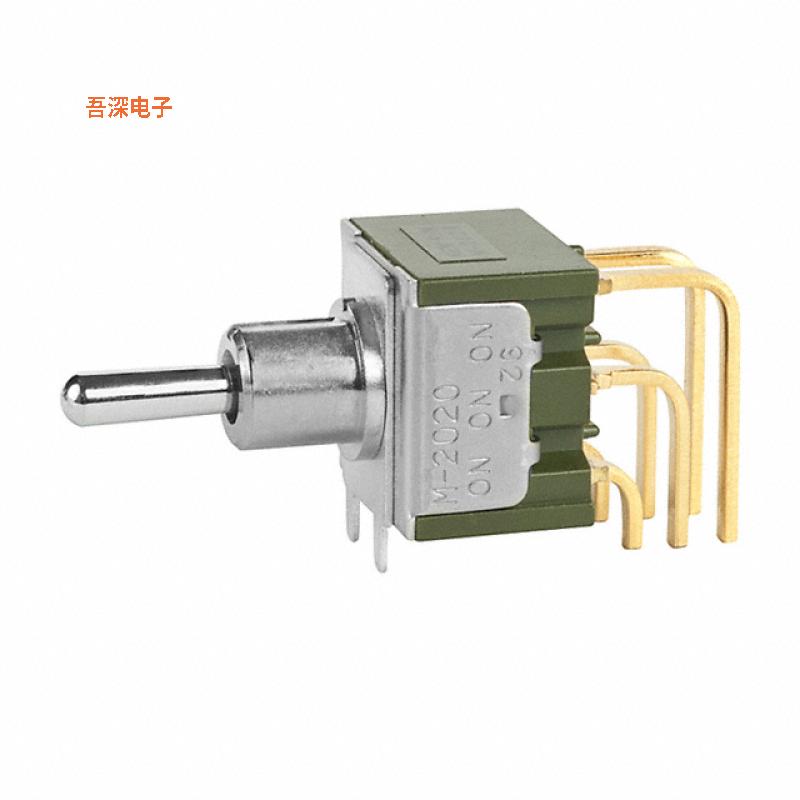 M2024S3A2G45 |通孔，直角，垂直SWITCH TOGGLE SP3T 0.4VA 28V