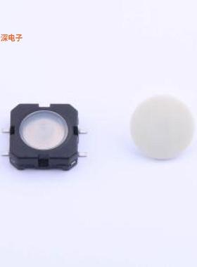 TS-1206 |轻触 12x12x4.95 配白色按键帽轻触SMD