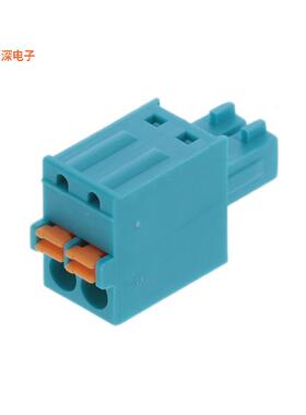 TBP03P1-350-02BEOR |原装全新TERM BLOCK PLUG 2POS 3.50MM