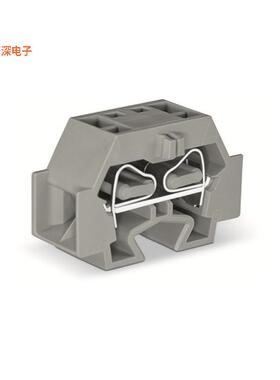 262-351 |中等TERM BLK 4POS GRAY