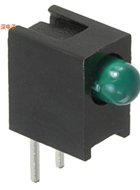 HLMP-1640-B00A2 |绿色 CBI 3MM GRN RA HSG