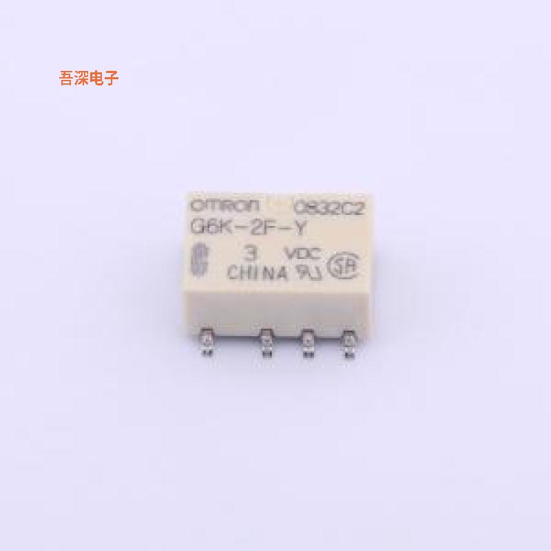G6K-2F-Y DC3 |原装SMD,6.5x10mmRELAY TELECOM DPDT 1A 3V