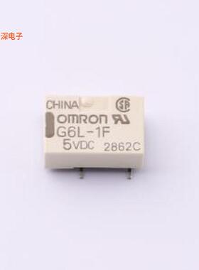 G6L-1F DC5|原装SMD,7x10.6mmRELAY TELECOM SPST 1A 5