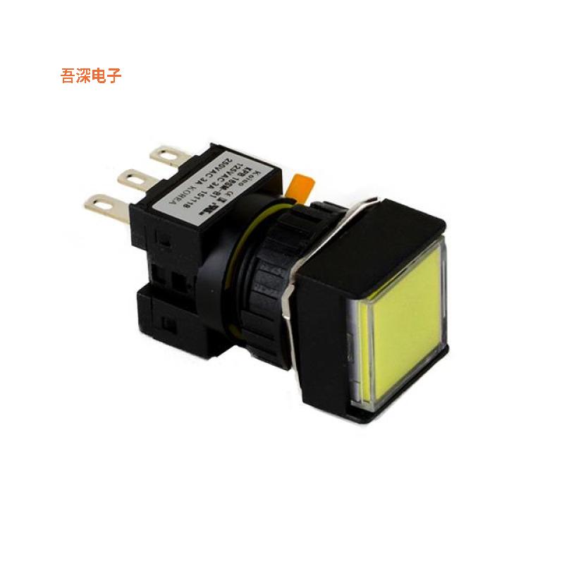 KPB16SAT-Y1 |前面板安装16mm PUSH BUTTON