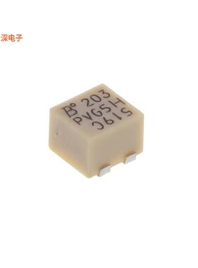 PVG5H203C03B00 |20 kOhmsTRIMMER 20KOHM 0.25W J LEAD SIDE